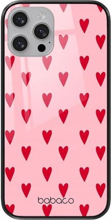 Babaco Etui Do Apple Iphone 6/6S Serduszka 004 Premium Glass Różowy