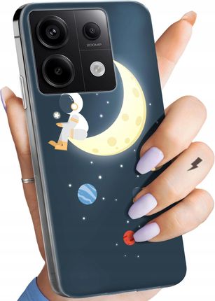 Hello Case Etui Do Xiaomi Redmi Note 13 Pro 5G Księżyc Gwiazdy Kosmos Planety