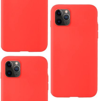 Hurtel Silicone Case Etui Obudowa Pokrowiec Futerał Do Iphone 11 Pro Czerwony