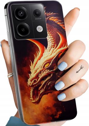 Hello Case Etui Do Xiaomi Redmi Note 13 Pro 5G Smoki Dragon Taniec Smoków Case