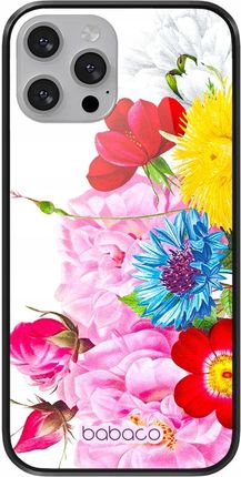 Babaco Etui Do Apple Iphone Xs Max Kwiaty 056 Premium Glass Wielobarwny