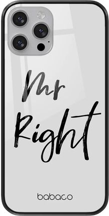 Babaco Etui Do Apple Iphone 6/6S Mr Right 001 Premium Glass Szary