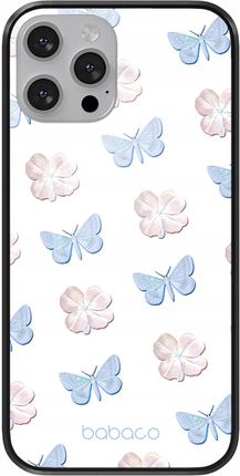Babaco Etui Do Apple Iphone 6/6S Kwiaty 043 Premium Glass Biały