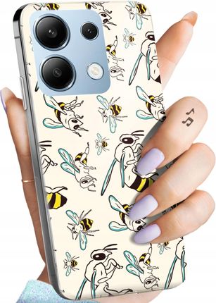 Hello Case Etui Do Xiaomi Redmi Note 13 4G Owady Motyle Pszczółki Obudowa Case