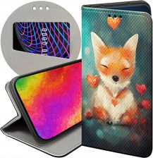 Hello Case Etui Z Klapką Do Samsung Galaxy A55 5G Liski Lisy Fox Futerał Case