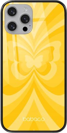 Babaco Etui Do Apple Iphone X/ Xs Motyle 001 Premium Glass Żółty