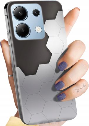Hello Case Etui Do Xiaomi Redmi Note 13 4G Szare Metallic Grey Obudowa Pokrowiec