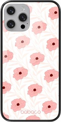 Babaco Etui Do Apple Iphone 6/6S Kwiaty 017 Premium Glass Różowy
