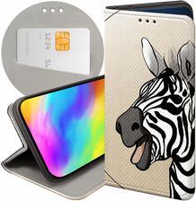 Hello Case Etui Z Klapką Do Honor Magic 5 Pro Zebra Zeberka Paski Futerał Case