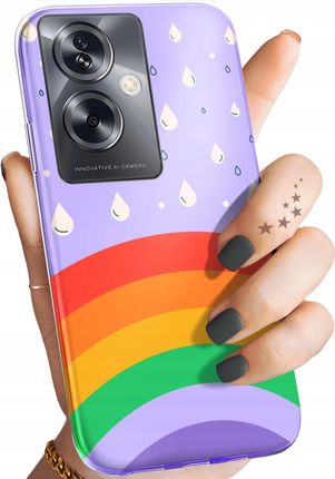 Hello Case Etui Do Oppo A79 5G Tęcza Rainbow Obudowa Pokrowiec Case