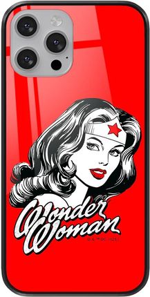 Ert Group Etui Do Apple Iphone 6/6S Wonder Woman 023 Dc Premium Glass Czerwony