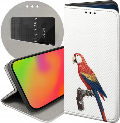 Hello Case Etui Z Klapką Do Samsung Galaxy A55 5G Ptaki Ptak Papuga Koliber Case