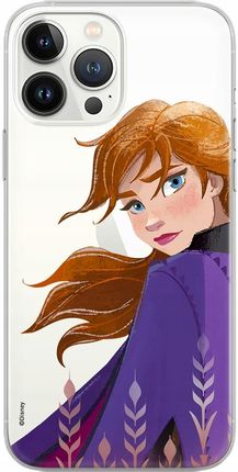 Ert Group Etui Do Apple Iphone 14 Plus Anna 002 Disney Nadruk Częściowy Przeźroczysty