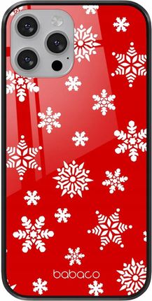 Babaco Etui Do Apple Iphone 12 Pro Max Winter 001 Premium Glass Czerwony