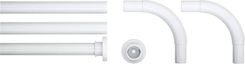 Zdjęcie Sealskin Seallux modułowy drążek prysznicowy stal nierdzewna biały (276669010) - Kłecko