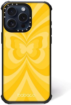 Babaco Etui Do Apple Iphone 14 Pro Max Motyle 001 Magsafe Żółty