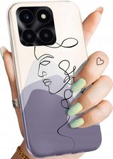 Hello Case Etui Do Honor X6A Continuous Line-Art Kreska Linie Obudowa Pokrowiec