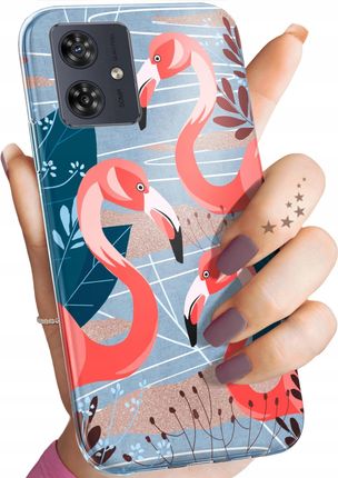 Hello Case Etui Do Motorola Moto G54 5G Flaming Flamingi Ptaki Obudowa Case