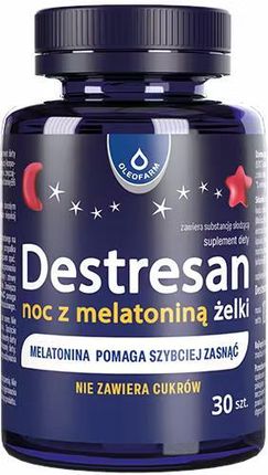 Żelki Oleofarm Destresan noc z melatoniną żelki smak wiśniowy 30 szt.