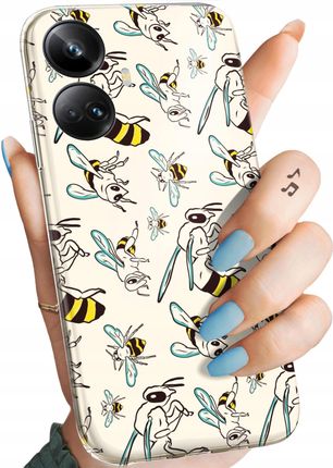 Hello Case Etui Do Realme 10 Pro Plus 5G Owady Motyle Pszczółki Obudowa Case