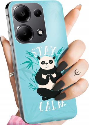 Hello Case Etui Do Xiaomi Redmi Note 13 Pro 4G Poco M6 Pro 4G Panda Bambus