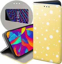 Hello Case Etui Z Klapką Do Honor Magic 5 Pro Kropki Grochy Bokeh Dots Futerał