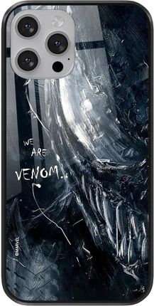 Etui do Apple Iphone 12 Mini Venom 006 Marvel Premium Glass Czarny