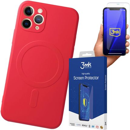 Prodej Etui Czerw Magsafe Do Iphone 14 Pro Max+Folia 3Mk