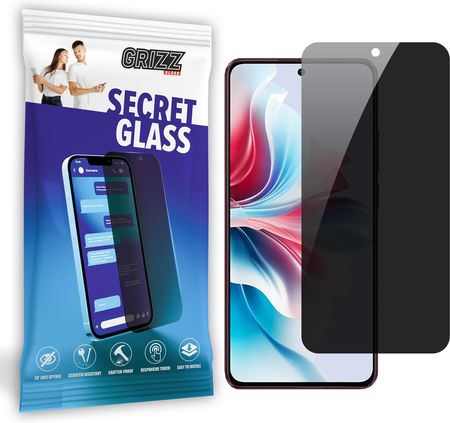 Grizzglass Sekretne Szkło Hybrydowe Do Oppo F25 Pro Prywatyzujące Grizz Secretglass