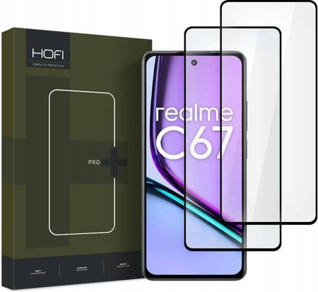 Hofi Szkło Hartowane Realme C67 4G Glass Pro 2 Pack Clear Czarne