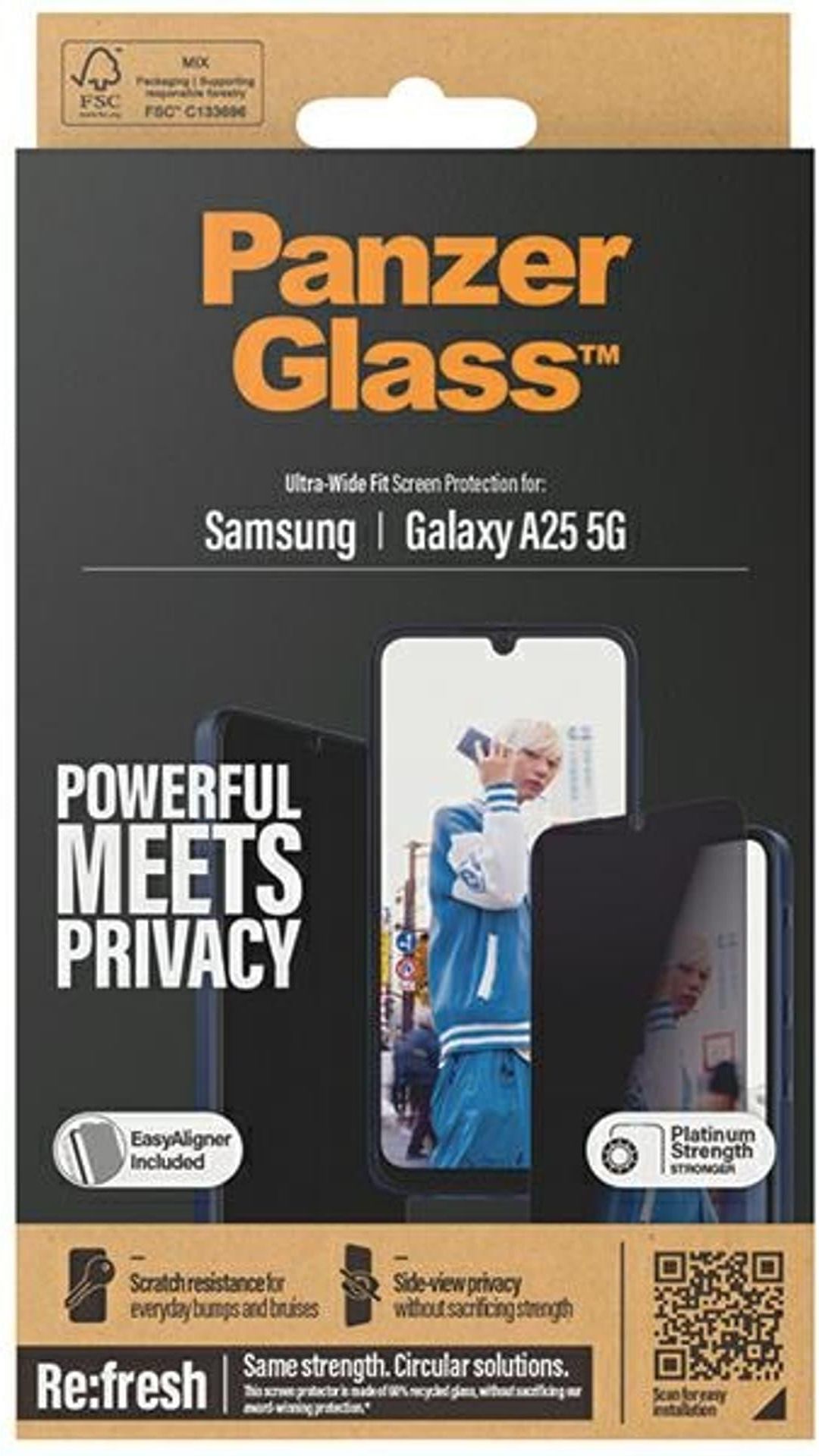 Panzerglass Ultra Wide Fit Sam A25 5G A256 Screen Protection Easy ...