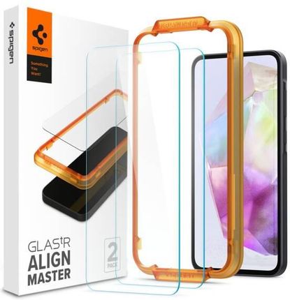 Spigen Szkło Hartowane Alm Glass 2 Pack Do Galaxy A35 5G