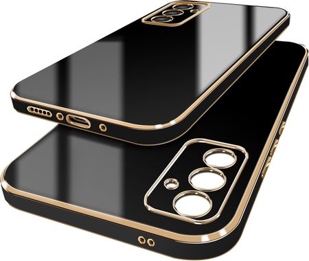 Krainagsm Etui Do Samsung Galaxy A55 A55 5G Goldedge Case Glamour Plecki Szkło 9H