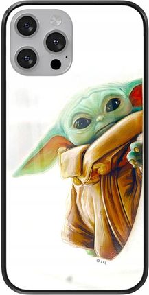 Ert Group Etui Do Apple Iphone 6/6S Baby Yoda 016 Star Wars Premium Glass Biały