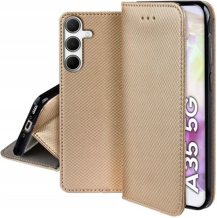Case Etui Do Samsung Galaxy A35 A35 5G Magnet Portfel Szkło Szybka 9H