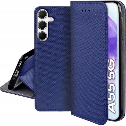 Case Etui Do Samsung Galaxy A55 A55 5G Magnet Portfel Szkło Szybka 9H