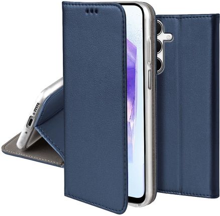 Case Etui Skórzane Do Samsung Galaxy A55 A55 5G Magnetyczne Book Portfel Szkło