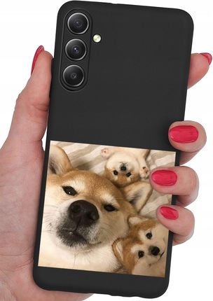 Krainagsm Etui Do Samsung Galaxy A35 A35 5G Case Soft Matt Plecki Szkło 9H