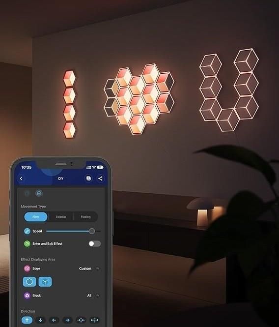 System domotyki Govee Glide Hexagon Light Panels Ultra 7-pack