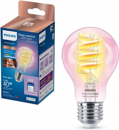 Philips Smart LED Filament Żarówka E27 A60 6,3 W Rgb (929003267121)