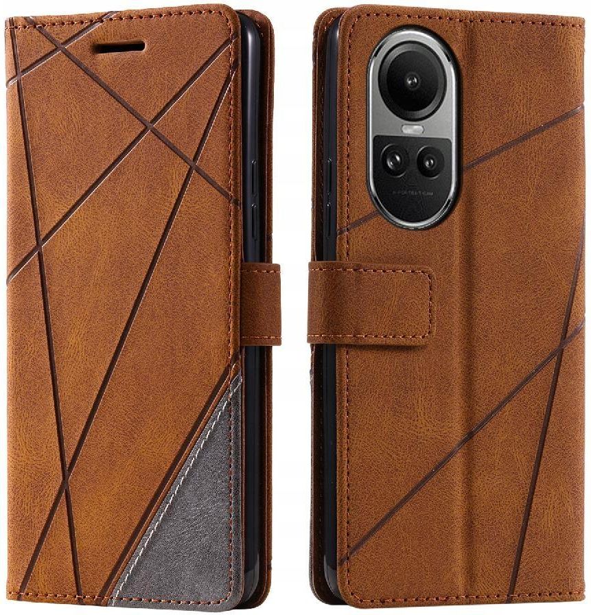 HAOYE Cover Portafoglio In Pelle Per OPPO Reno 10 / Reno 10 Pro 5G – Con Slot Carte, Supporto E Chiusura Magnetica – Blu