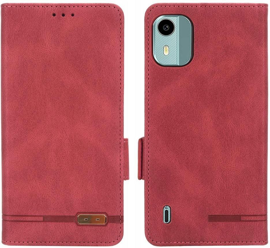 Housse Nokia C12 Étui de protection de style portefeuille d'affaires de