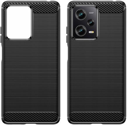 Hurtel Carbon Case Etui Case Obudowa Pokrowiec Futerał Do Xiaomi Poco X5Pro Czarne
