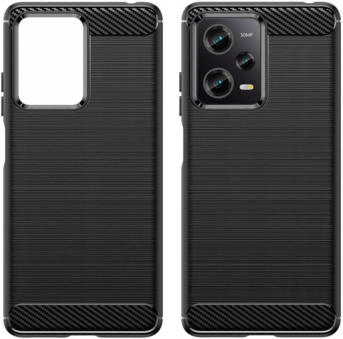 Hurtel Carbon Case Etui Case Obudowa Do Xiaomi Poco X G Redmi Note G Czarne Etui Na