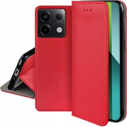 Case Etui Do Xiaomi Redmi Note 13 Pro 5G Smart Magnet Portfel Szkło 9H