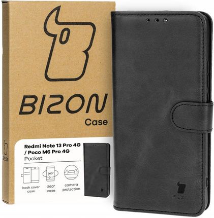 Bizon Etui Z Klapką Do Xiaomi Redmi Note 13 Pro 4G Poco M6 Pro 4G Cover