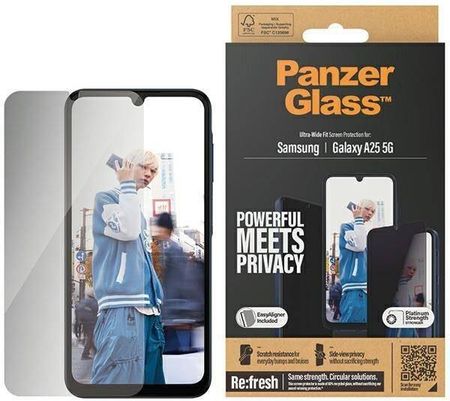 Panzerglass Szkło Hartowane Samsung Galaxy A25 5G Ultra-Wide Fit Screen Protection Easy Aligner Included P7335