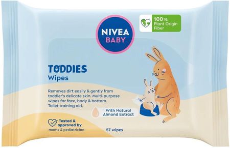 Nivea Baby Toddies Chusteczki Biodegradowalne 57 szt.