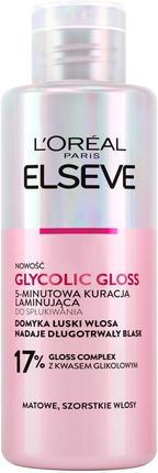 L'Oreal Paris Elseve Glycolic Gloss 5-minutowa kuracja laminująca do spłukiwania 200ml