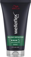 Zdjęcie Wella Wellaflex Men All-Day Definition Ultra-Strong Hold Żel Do Stylizacji Włosów 150ml - Brwinów